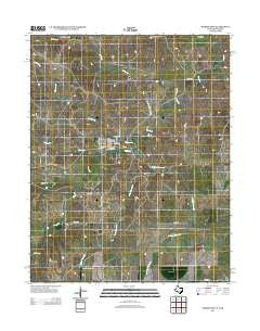 Darrouzett Texas Historical topographic map, 1:24000 scale, 7.5 X 7.5 Minute, Year 2012