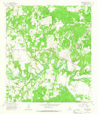 Darst Creek Texas Historical topographic map, 1:24000 scale, 7.5 X 7.5 Minute, Year 1964