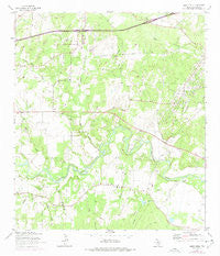 Darst Creek Texas Historical topographic map, 1:24000 scale, 7.5 X 7.5 Minute, Year 1964