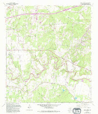 Darst Creek Texas Historical topographic map, 1:24000 scale, 7.5 X 7.5 Minute, Year 1964