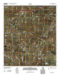 Darst Creek Texas Historical topographic map, 1:24000 scale, 7.5 X 7.5 Minute, Year 2010