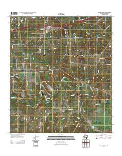 Darst Creek Texas Historical topographic map, 1:24000 scale, 7.5 X 7.5 Minute, Year 2013