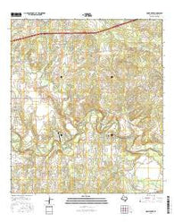 Darst Creek Texas Current topographic map, 1:24000 scale, 7.5 X 7.5 Minute, Year 2016