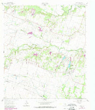 Davilla Texas Historical topographic map, 1:24000 scale, 7.5 X 7.5 Minute, Year 1963