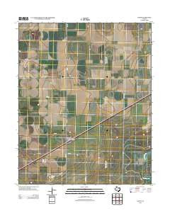 Dawn Texas Historical topographic map, 1:24000 scale, 7.5 X 7.5 Minute, Year 2012