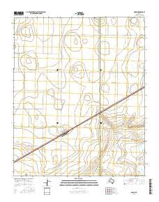 Dawn Texas Current topographic map, 1:24000 scale, 7.5 X 7.5 Minute, Year 2016