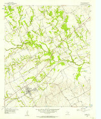 Dawson Texas Historical topographic map, 1:24000 scale, 7.5 X 7.5 Minute, Year 1956