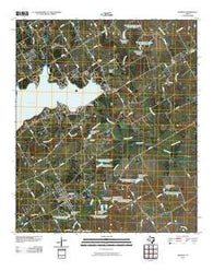 Dawson Texas Historical topographic map, 1:24000 scale, 7.5 X 7.5 Minute, Year 2010