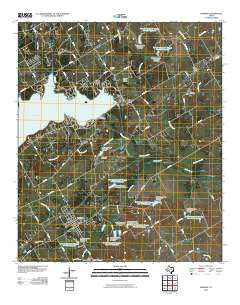 Dawson Texas Historical topographic map, 1:24000 scale, 7.5 X 7.5 Minute, Year 2010