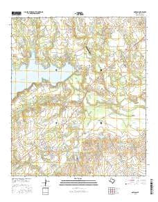 Dawson Texas Current topographic map, 1:24000 scale, 7.5 X 7.5 Minute, Year 2016