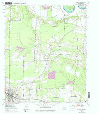 De Kalb Texas Historical topographic map, 1:24000 scale, 7.5 X 7.5 Minute, Year 1950