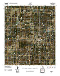 De Berry Texas Historical topographic map, 1:24000 scale, 7.5 X 7.5 Minute, Year 2010