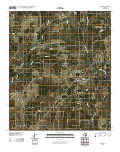 De Berry Texas Historical topographic map, 1:24000 scale, 7.5 X 7.5 Minute, Year 2010
