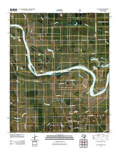 De Kalb NW Texas Historical topographic map, 1:24000 scale, 7.5 X 7.5 Minute, Year 2011