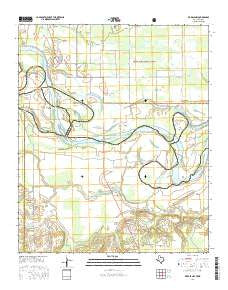 De Kalb NW Texas Current topographic map, 1:24000 scale, 7.5 X 7.5 Minute, Year 2016