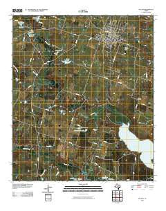 De Leon Texas Historical topographic map, 1:24000 scale, 7.5 X 7.5 Minute, Year 2010
