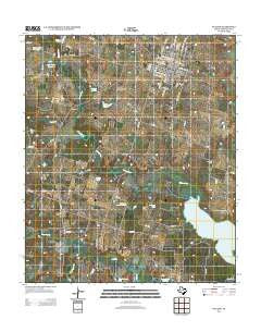 De Leon Texas Historical topographic map, 1:24000 scale, 7.5 X 7.5 Minute, Year 2012
