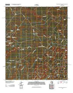 Dead Indian Mountain Texas Historical topographic map, 1:24000 scale, 7.5 X 7.5 Minute, Year 2010