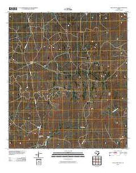 Dead Mans Pass Texas Historical topographic map, 1:24000 scale, 7.5 X 7.5 Minute, Year 2010