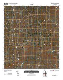 Dead Mans Pass Texas Historical topographic map, 1:24000 scale, 7.5 X 7.5 Minute, Year 2010