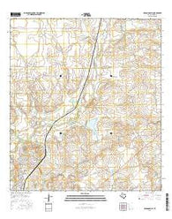 Deadmans Hill Texas Current topographic map, 1:24000 scale, 7.5 X 7.5 Minute, Year 2016