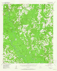 Deadwood Texas Historical topographic map, 1:62500 scale, 15 X 15 Minute, Year 1956