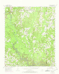 Deadwood Texas Historical topographic map, 1:62500 scale, 15 X 15 Minute, Year 1956