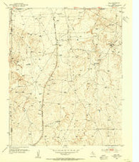 Deal Texas Historical topographic map, 1:24000 scale, 7.5 X 7.5 Minute, Year 1953