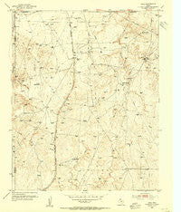 Deal Texas Historical topographic map, 1:24000 scale, 7.5 X 7.5 Minute, Year 1953