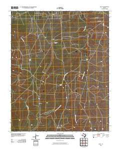 Deal Texas Historical topographic map, 1:24000 scale, 7.5 X 7.5 Minute, Year 2010