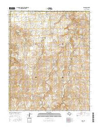 Deal Texas Current topographic map, 1:24000 scale, 7.5 X 7.5 Minute, Year 2016