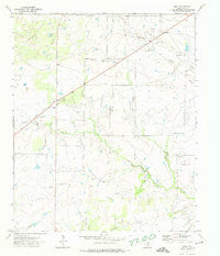 Dean Texas Historical topographic map, 1:24000 scale, 7.5 X 7.5 Minute, Year 1972