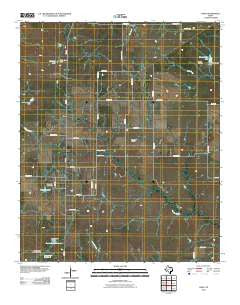 Dean Texas Historical topographic map, 1:24000 scale, 7.5 X 7.5 Minute, Year 2010