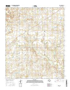 Dean Texas Current topographic map, 1:24000 scale, 7.5 X 7.5 Minute, Year 2016
