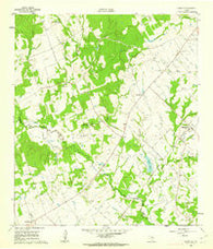 Deanville Texas Historical topographic map, 1:24000 scale, 7.5 X 7.5 Minute, Year 1960
