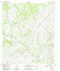Deanville Texas Historical topographic map, 1:24000 scale, 7.5 X 7.5 Minute, Year 1960