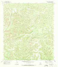 Deaton Draw Texas Historical topographic map, 1:24000 scale, 7.5 X 7.5 Minute, Year 1970