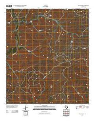 Deaton Draw Texas Historical topographic map, 1:24000 scale, 7.5 X 7.5 Minute, Year 2010