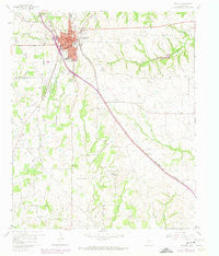 Decatur Texas Historical topographic map, 1:24000 scale, 7.5 X 7.5 Minute, Year 1960