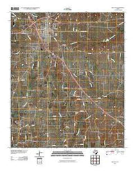 Decatur Texas Historical topographic map, 1:24000 scale, 7.5 X 7.5 Minute, Year 2010