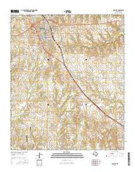 Decatur Texas Current topographic map, 1:24000 scale, 7.5 X 7.5 Minute, Year 2016
