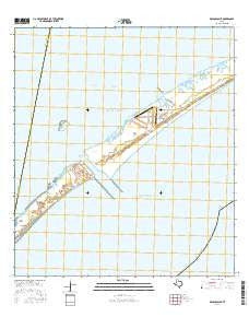Decros Point Texas Current topographic map, 1:24000 scale, 7.5 X 7.5 Minute, Year 2016