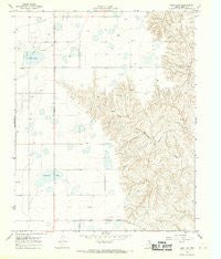 Deep Lake Texas Historical topographic map, 1:24000 scale, 7.5 X 7.5 Minute, Year 1968