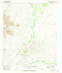 Deep Well Ranch Texas Historical topographic map, 1:24000 scale, 7.5 X 7.5 Minute, Year 1970