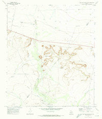 Deep Well Ranch NW Texas Historical topographic map, 1:24000 scale, 7.5 X 7.5 Minute, Year 1970