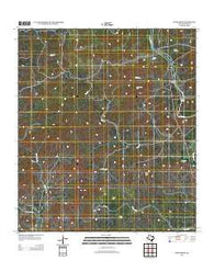 Deep Creek Texas Historical topographic map, 1:24000 scale, 7.5 X 7.5 Minute, Year 2012