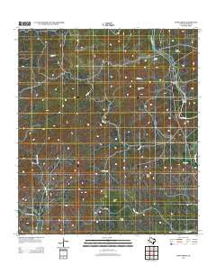 Deep Creek Texas Historical topographic map, 1:24000 scale, 7.5 X 7.5 Minute, Year 2012