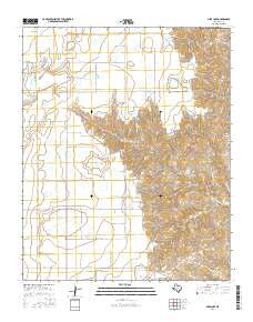 Deep Lake Texas Current topographic map, 1:24000 scale, 7.5 X 7.5 Minute, Year 2016