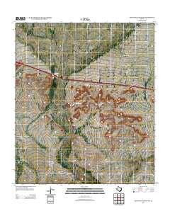 Deep Well Ranch NW Texas Historical topographic map, 1:24000 scale, 7.5 X 7.5 Minute, Year 2012