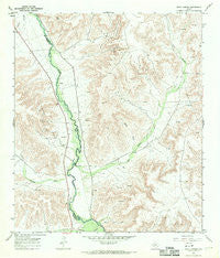 Deer Canyon Texas Historical topographic map, 1:24000 scale, 7.5 X 7.5 Minute, Year 1967